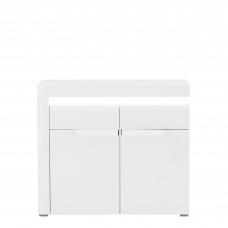 Kumode IRMA IM3, balts/balts glancēts/balts